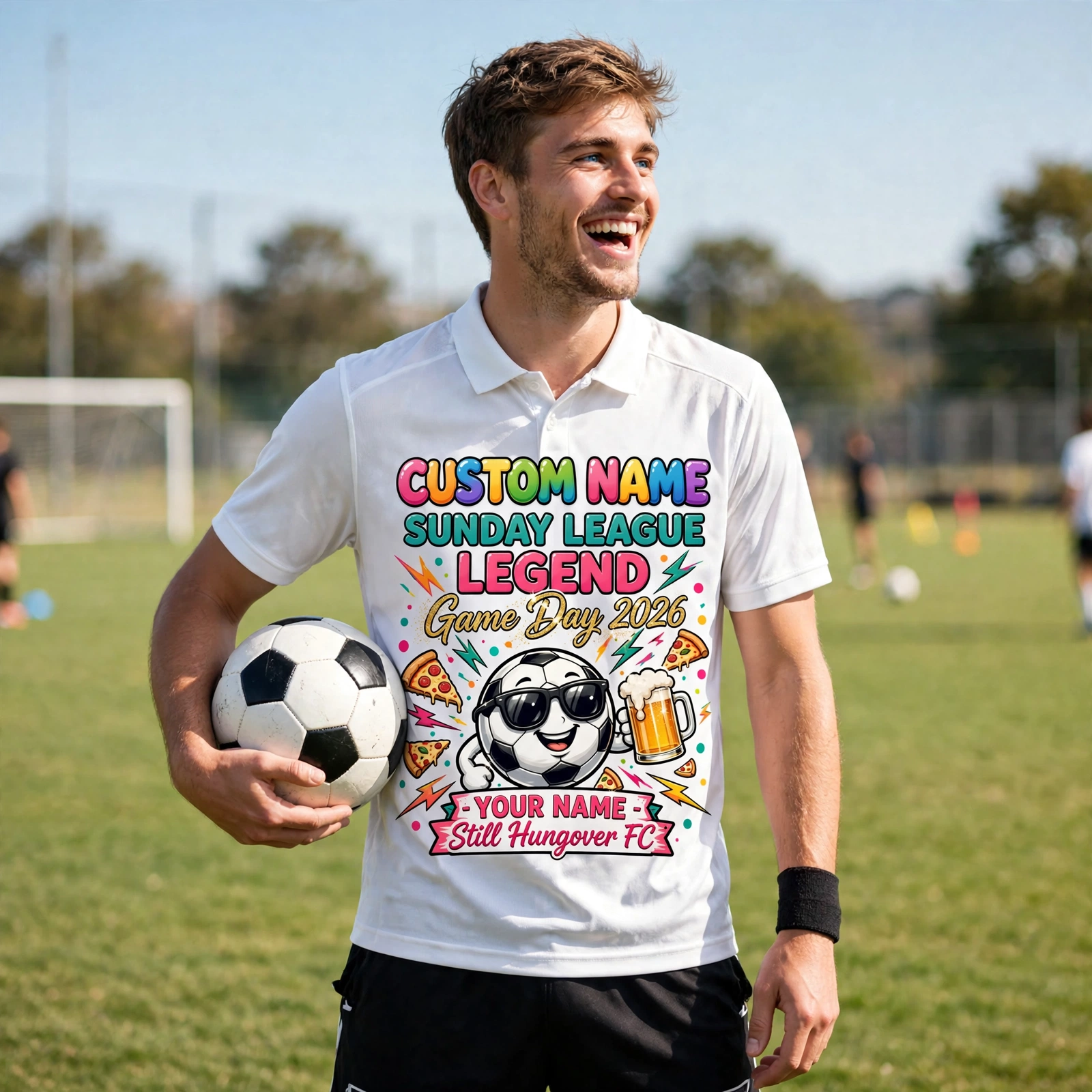 Sunday League Soccer Jersey – Funny Custom Team Jersey - Image 2