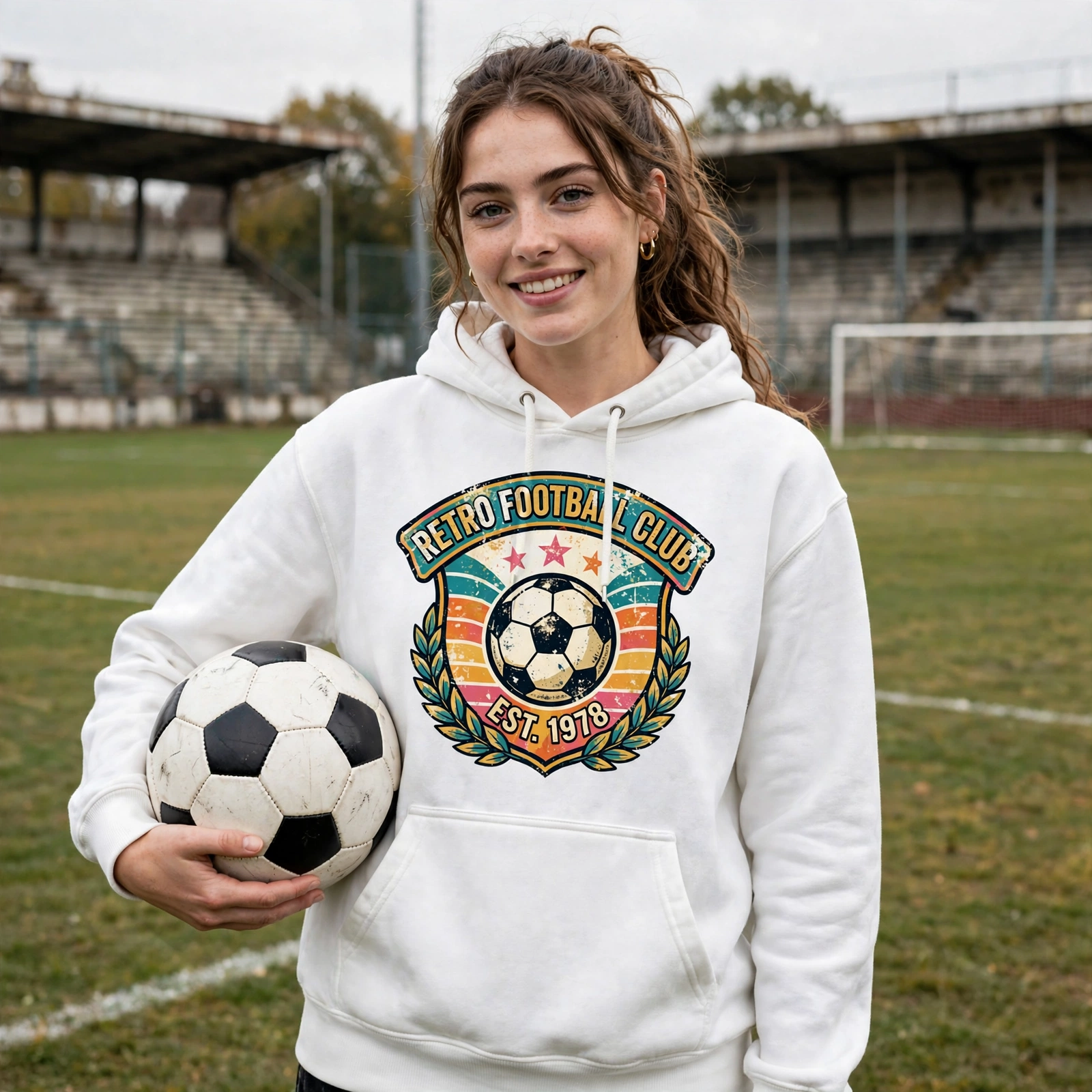 Custom Soccer Hoodie – Personalized Name & Number Team Pullover - Image 2