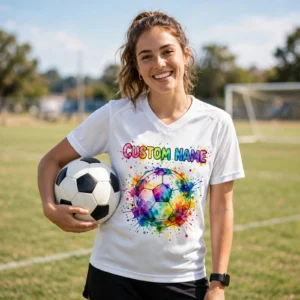 Alternative view of Custom Soccer Jersey – Personalized Name & Number, Adult Sizes