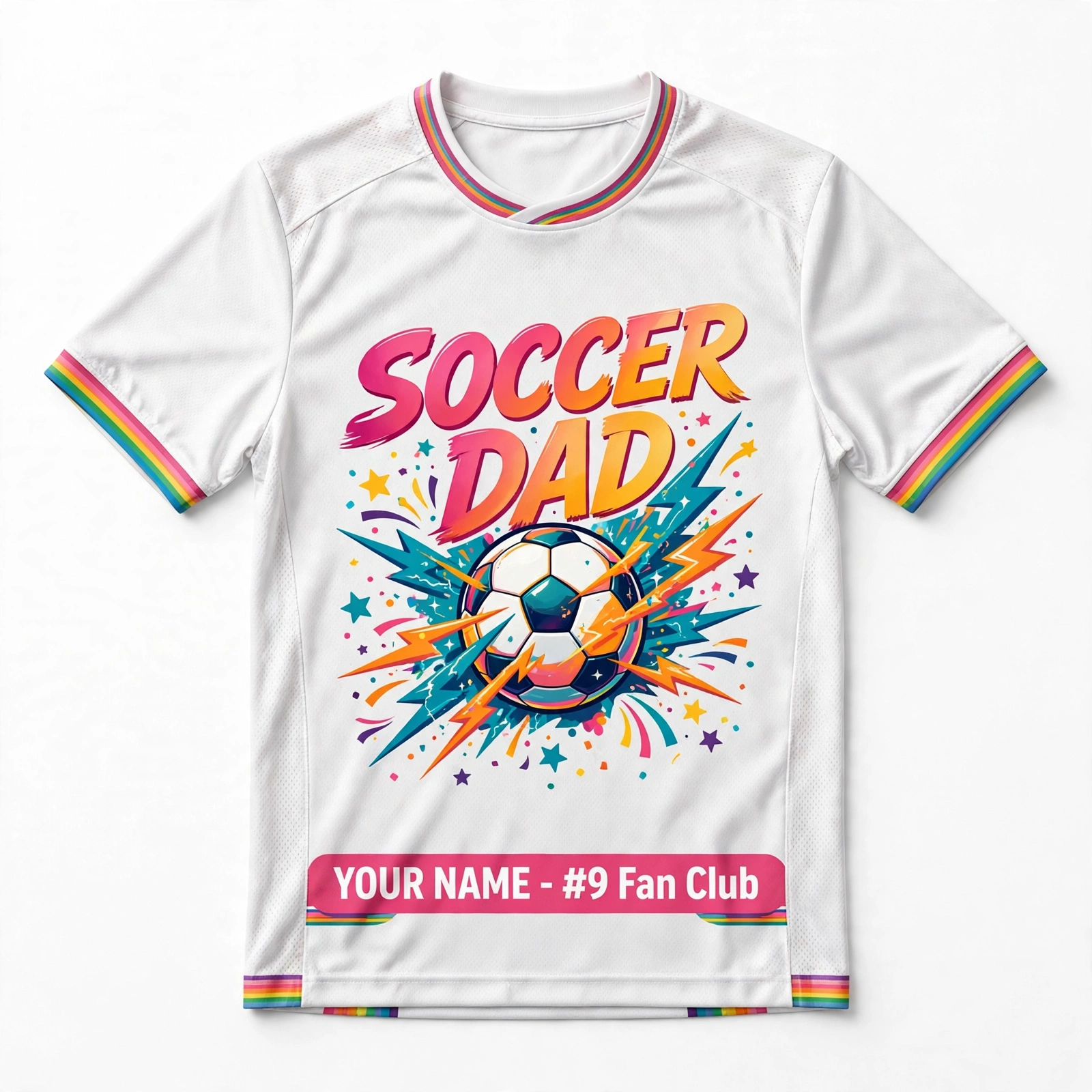 Soccer Dad Jersey – Personalized Player Name Supporter Shirt