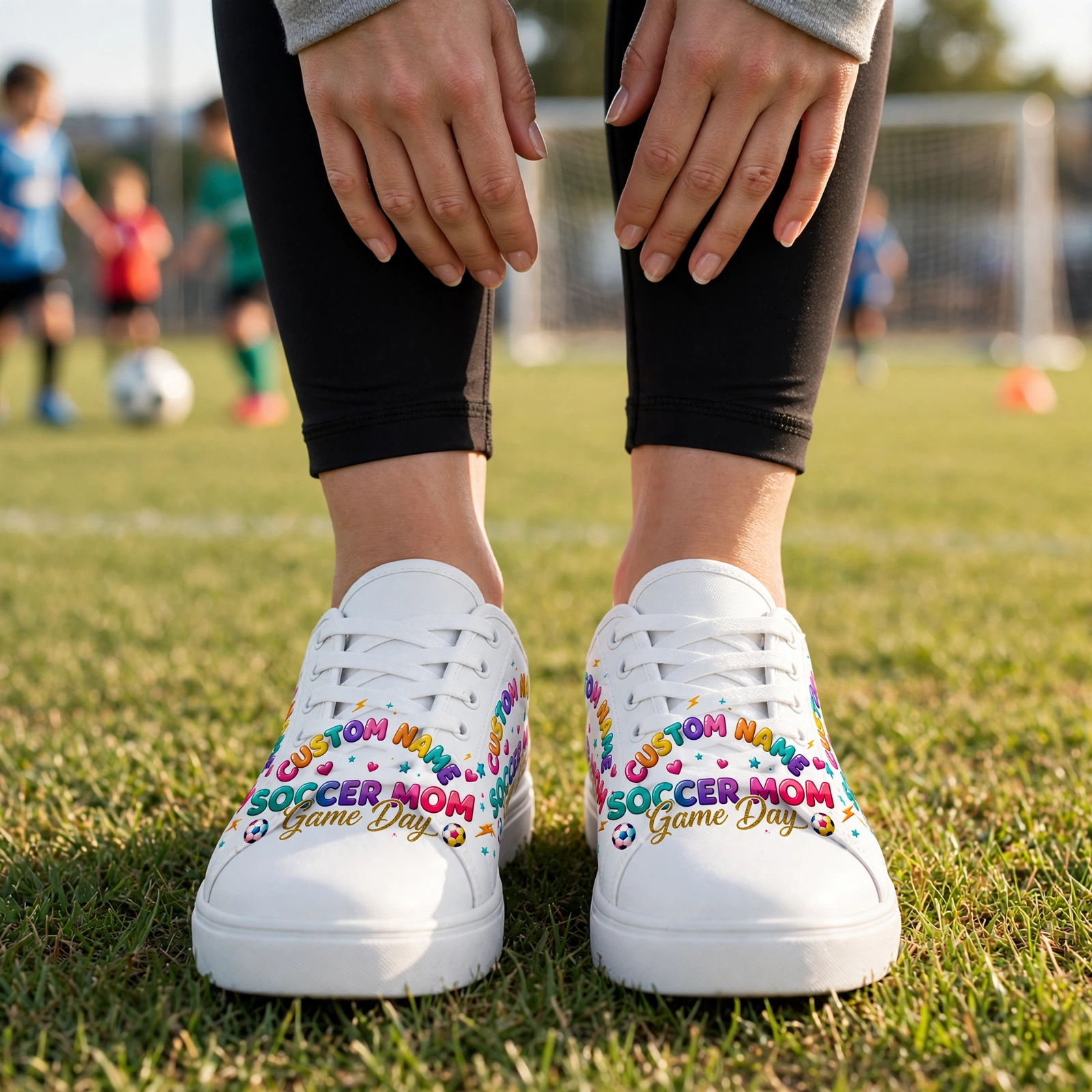 Soccer Fan High Top Shoes – Custom Team Name & Year Sneakers - Image 2