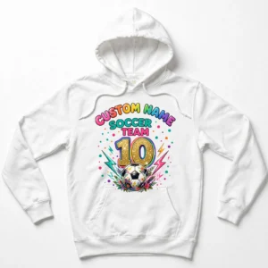 Vintage Soccer Hoodie – Retro Club Style Pullover Sweatshirt